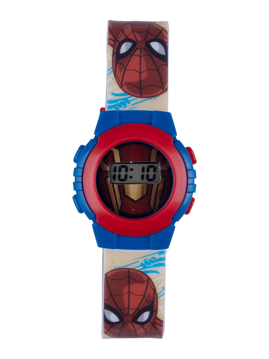 

Marvel Kids Multicoloured Spiderman Printed Digital Automatic Watch TRHA17694, Multi