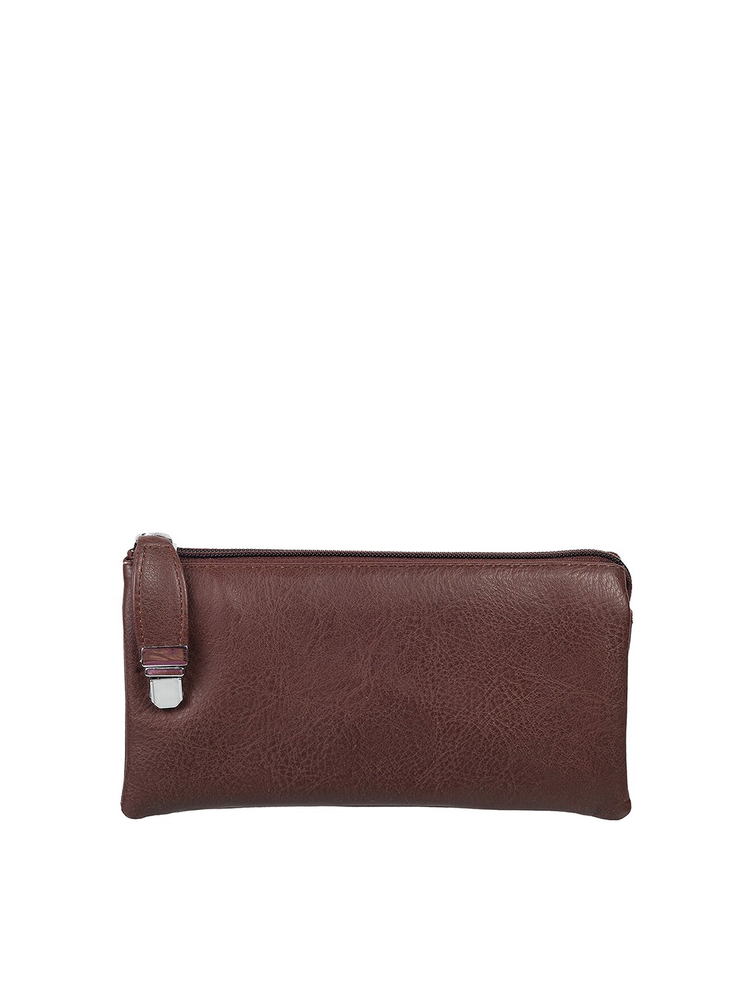 

Metro Women Brown Solid Envelope Clutch