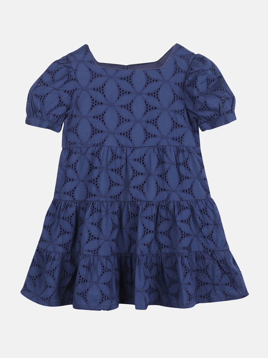 

Beebay Girls Navy Blue A-Line Dress