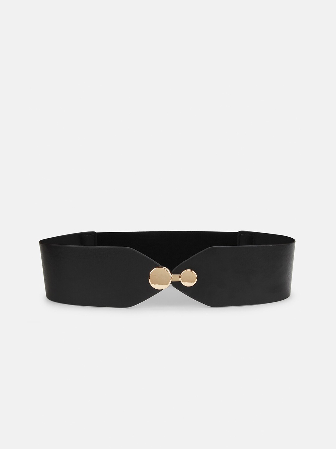 

Kazo Women Black Solid Stretchable Belts