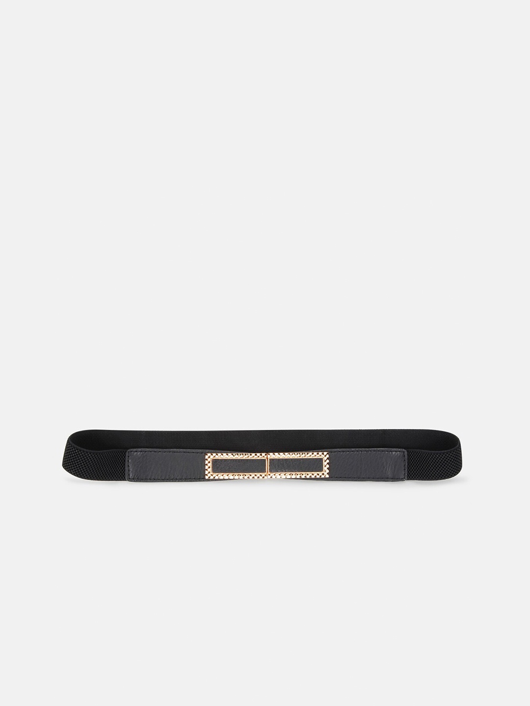 

Kazo Women Black Solid Stretchable Belts
