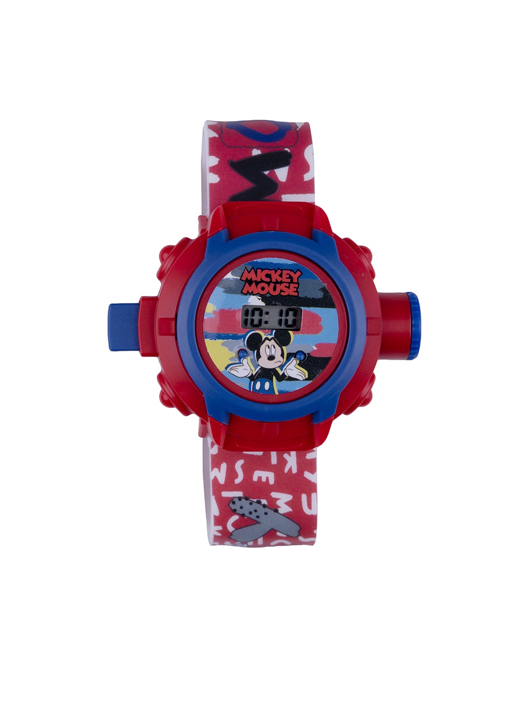 

Disney Unisex Kids Multicoloured Printed Dial & Multicoloured Bracelet Style Straps Digital Automatic Watch, Multi