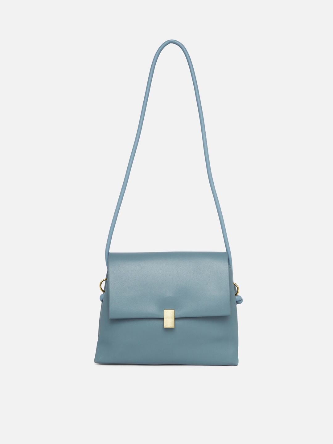 

20Dresses Blue Textured PU Structured Sling Bag