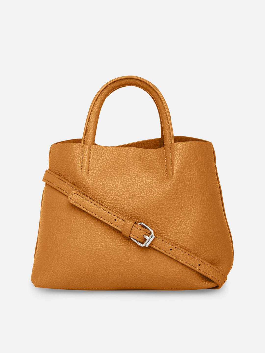 

20Dresses Mustard PU Bucket Shoulder Bag with Bow Detail