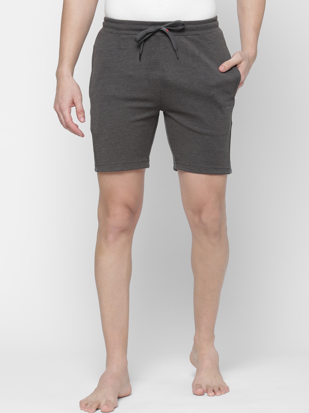 

Sweet Dreams Men Charcoal Cotton Lounge Shorts