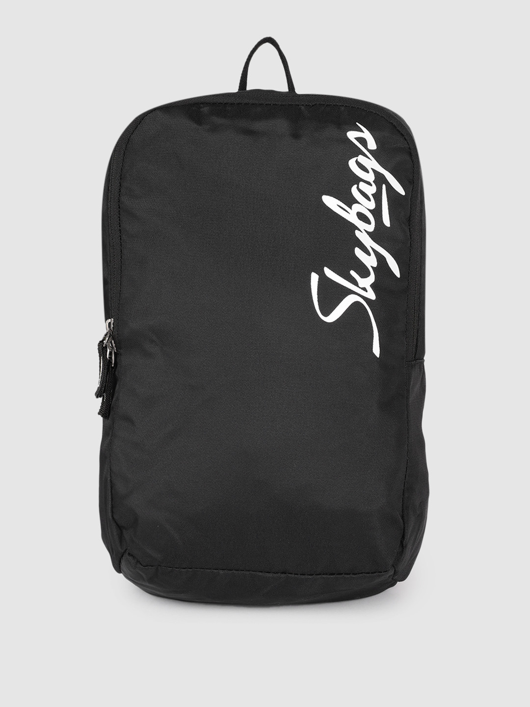 

Skybags Unisex Black Brand Logo Backpack
