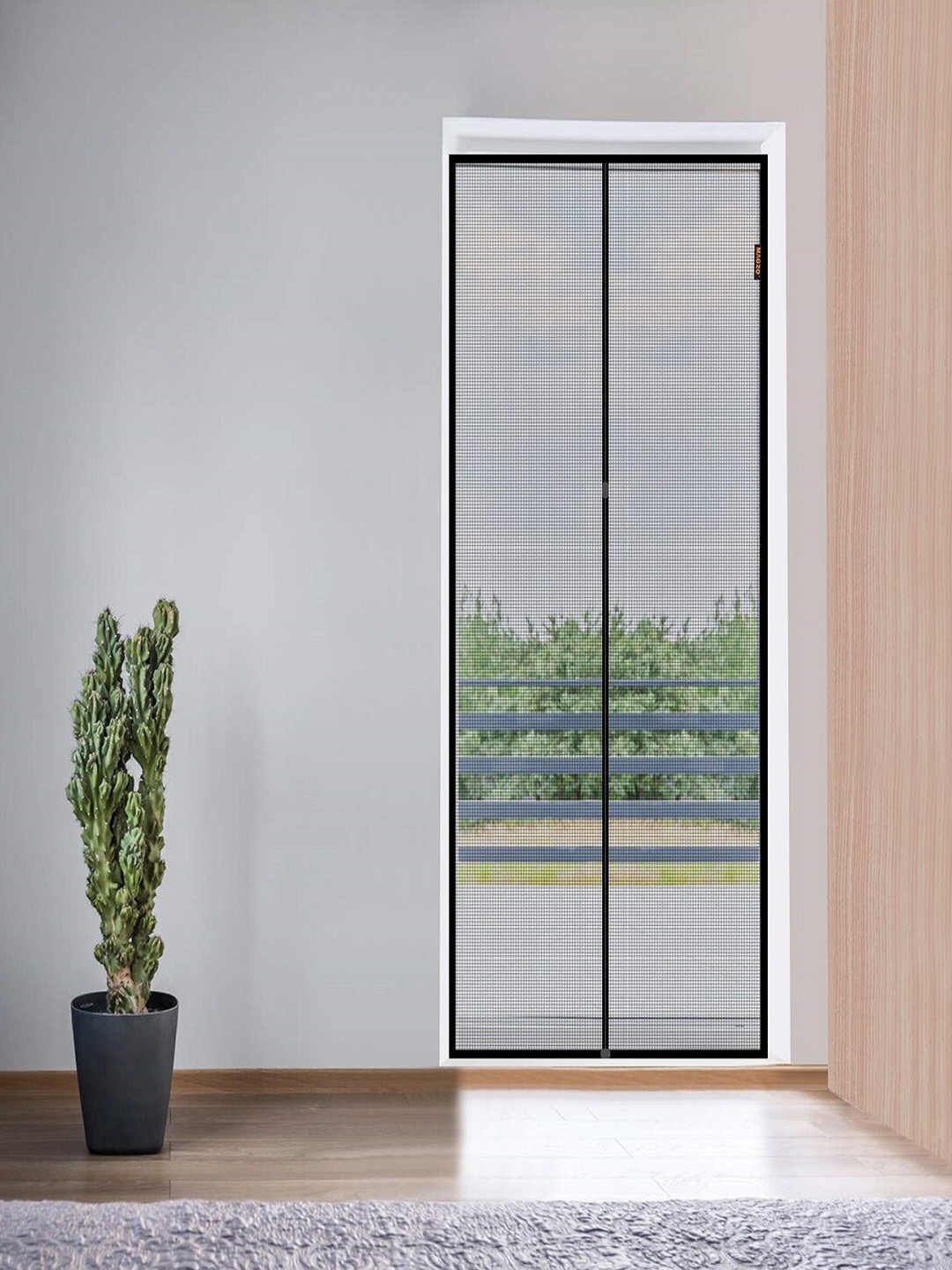 

Tormeti Black Foldable Door Mosquito Net