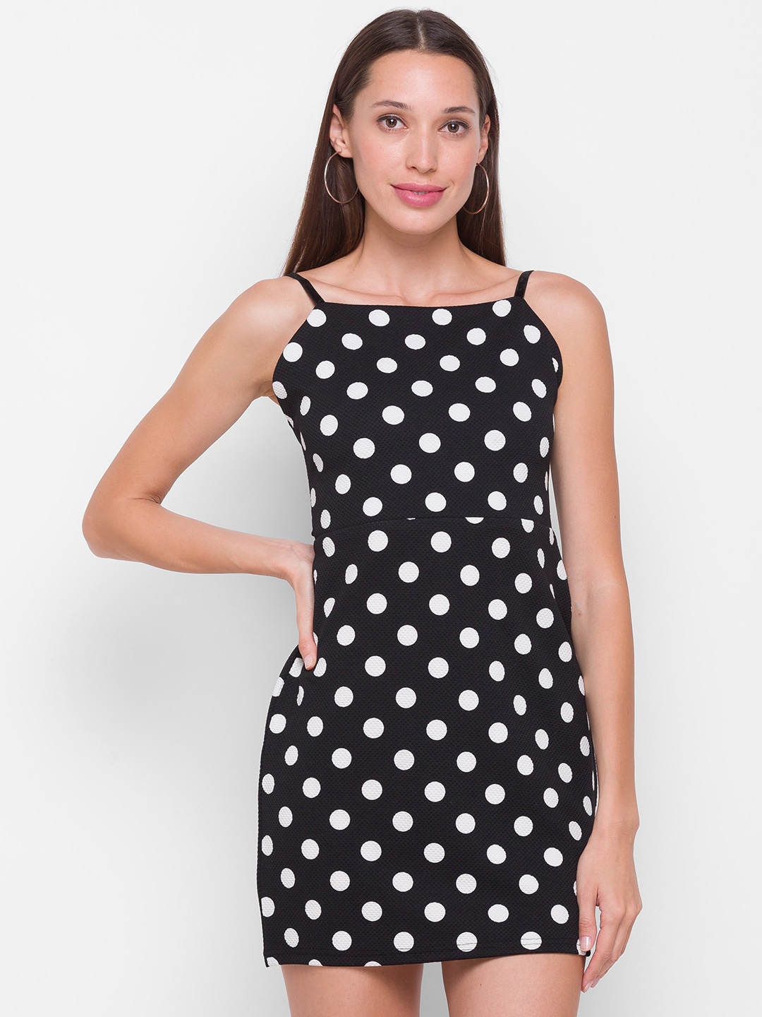 

Globus Black & White Sheath Mini Dress