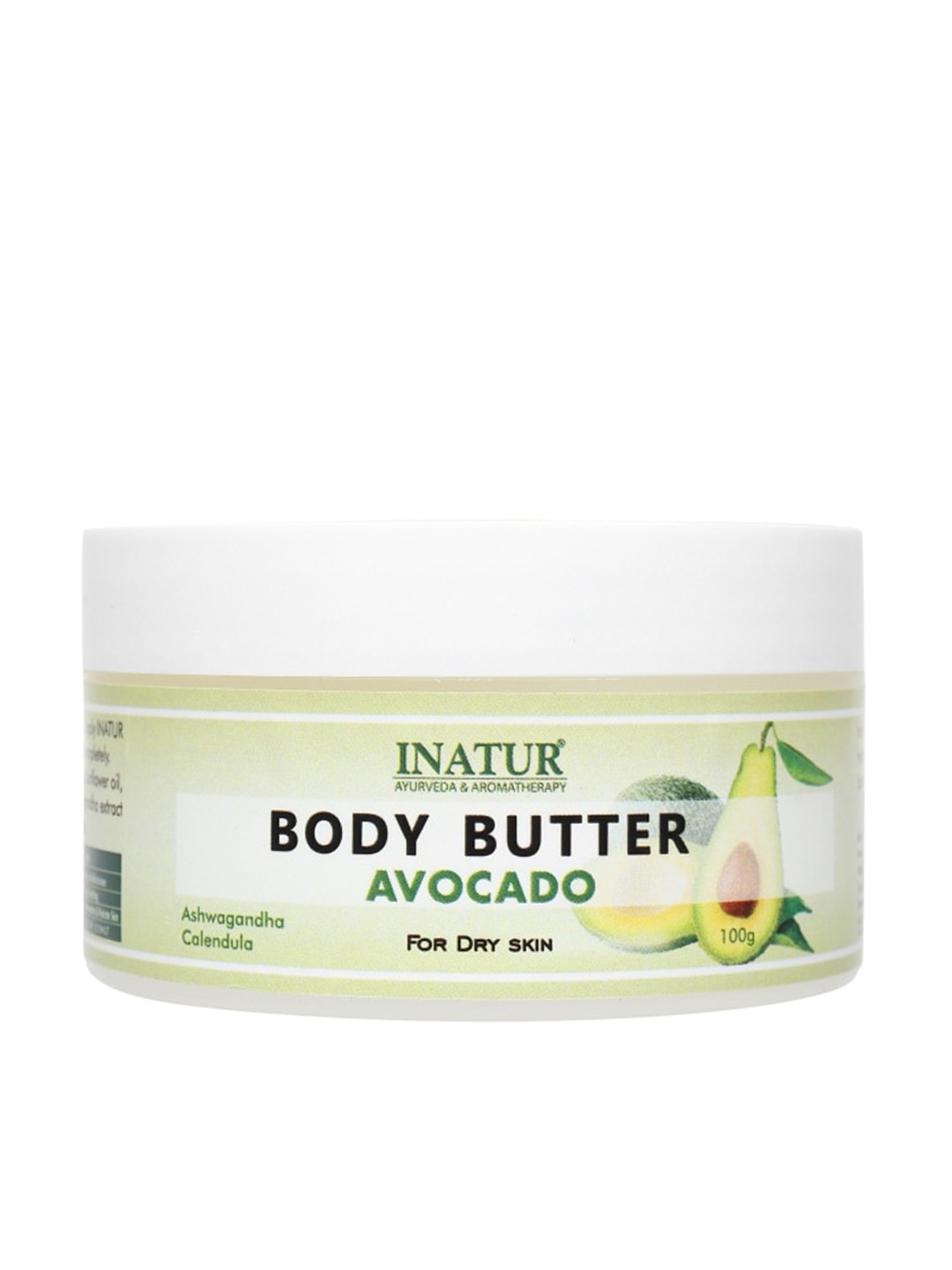 

Inatur Avocado Body Butter for Dry Skin - 100 g, Green