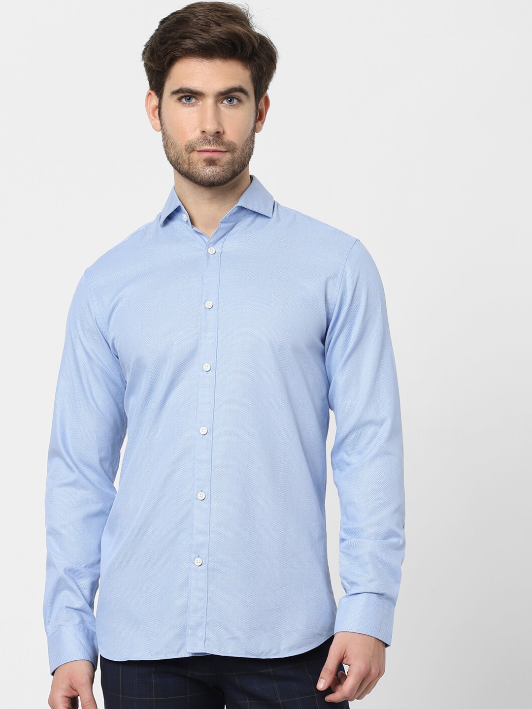 

SELECTED Men Blue Slim Fit Formal Shirt