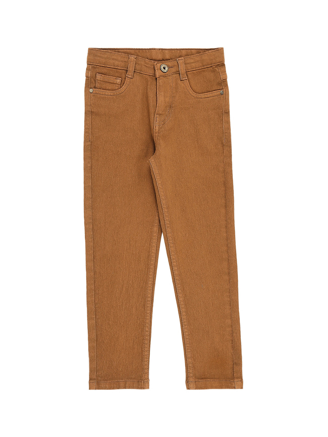 

High Star Boys Brown Slim Fit Stretchable Jeans