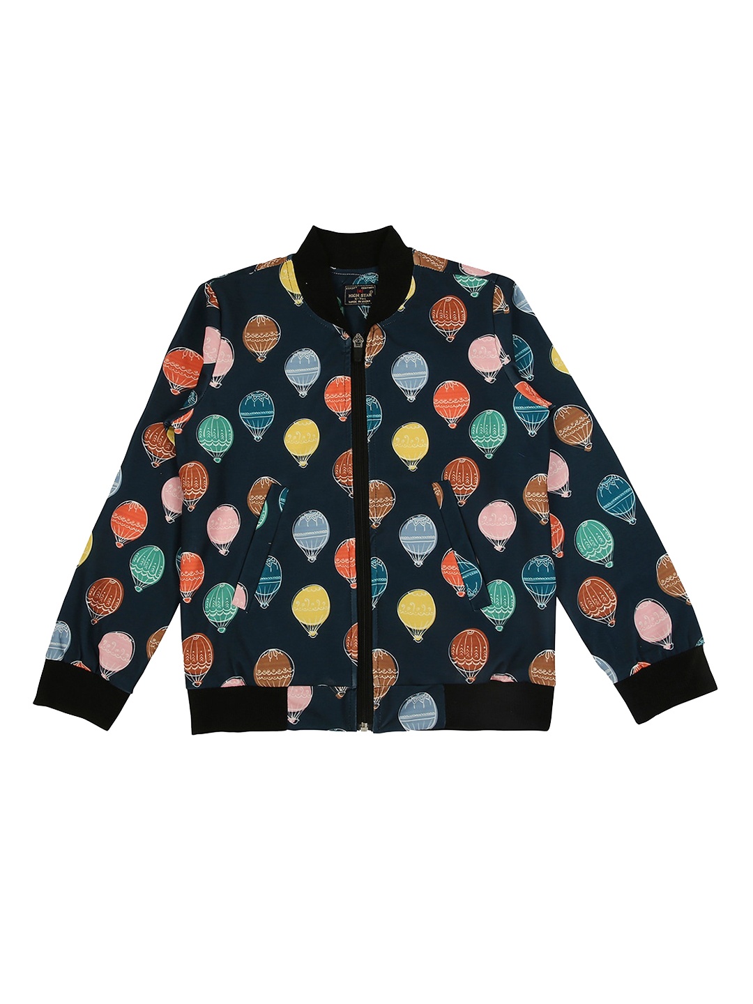 

High Star Boys Multicoloured Bomber Jacket, Multi
