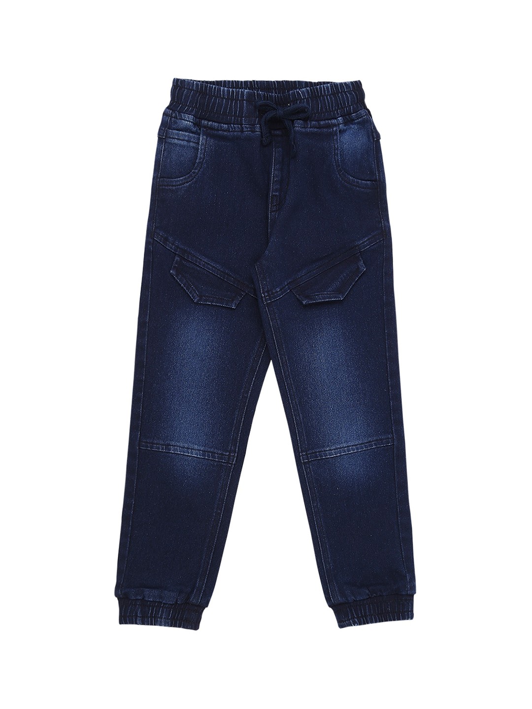 

High Star Boys Blue Slim Fit Light Fade Stretchable Jogger Jeans