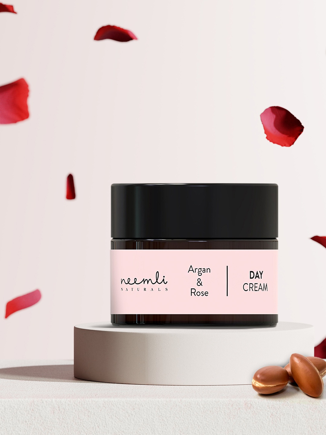 

Neemli Naturals Argan & Rose Vitamin-Rich Indulgent Day Cream 15 ml, Pink
