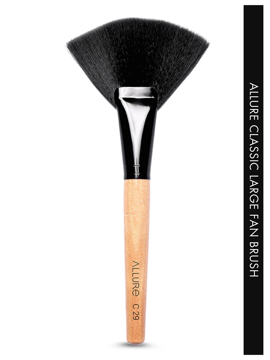 

ALLURE Wooden Large Fan Brush C-29, Beige