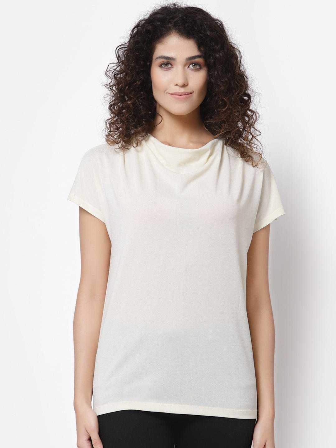 

Mode by Red Tape Women Off-White T-shirt