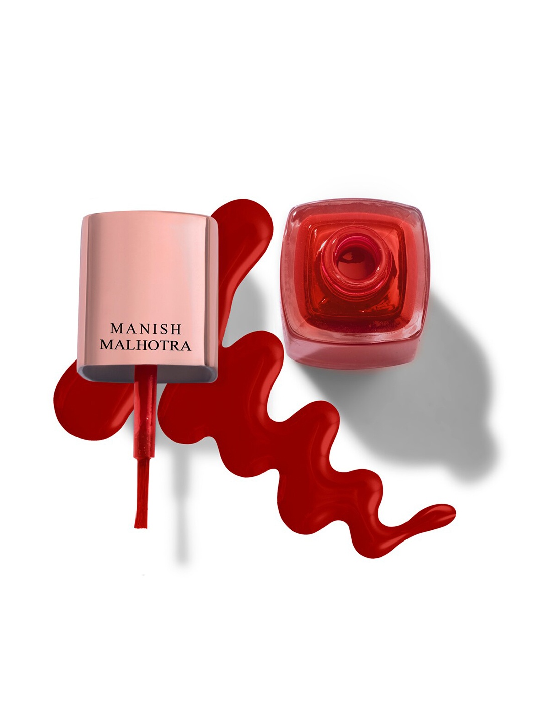 

MyGlamm Manish Malhotra Beauty Gel Finish Nail Lacquer-Sienna Crush-10ml, Red