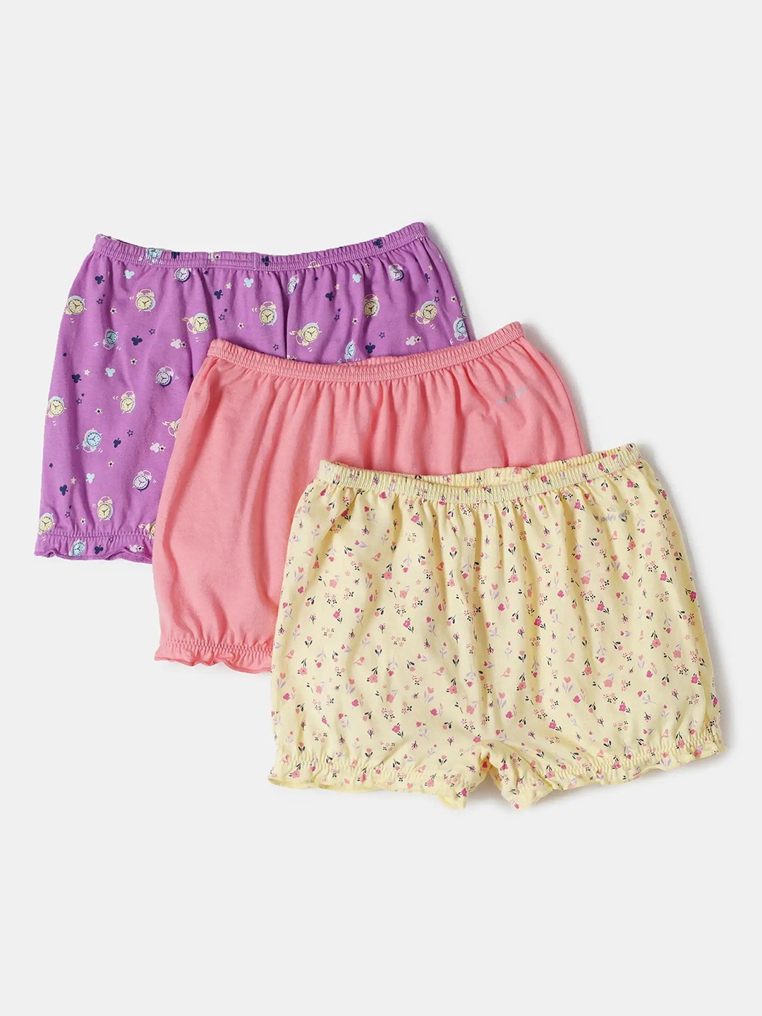 

Jockey Girls Pack Of 3 Assorted Super Combed Cotton Bloomers