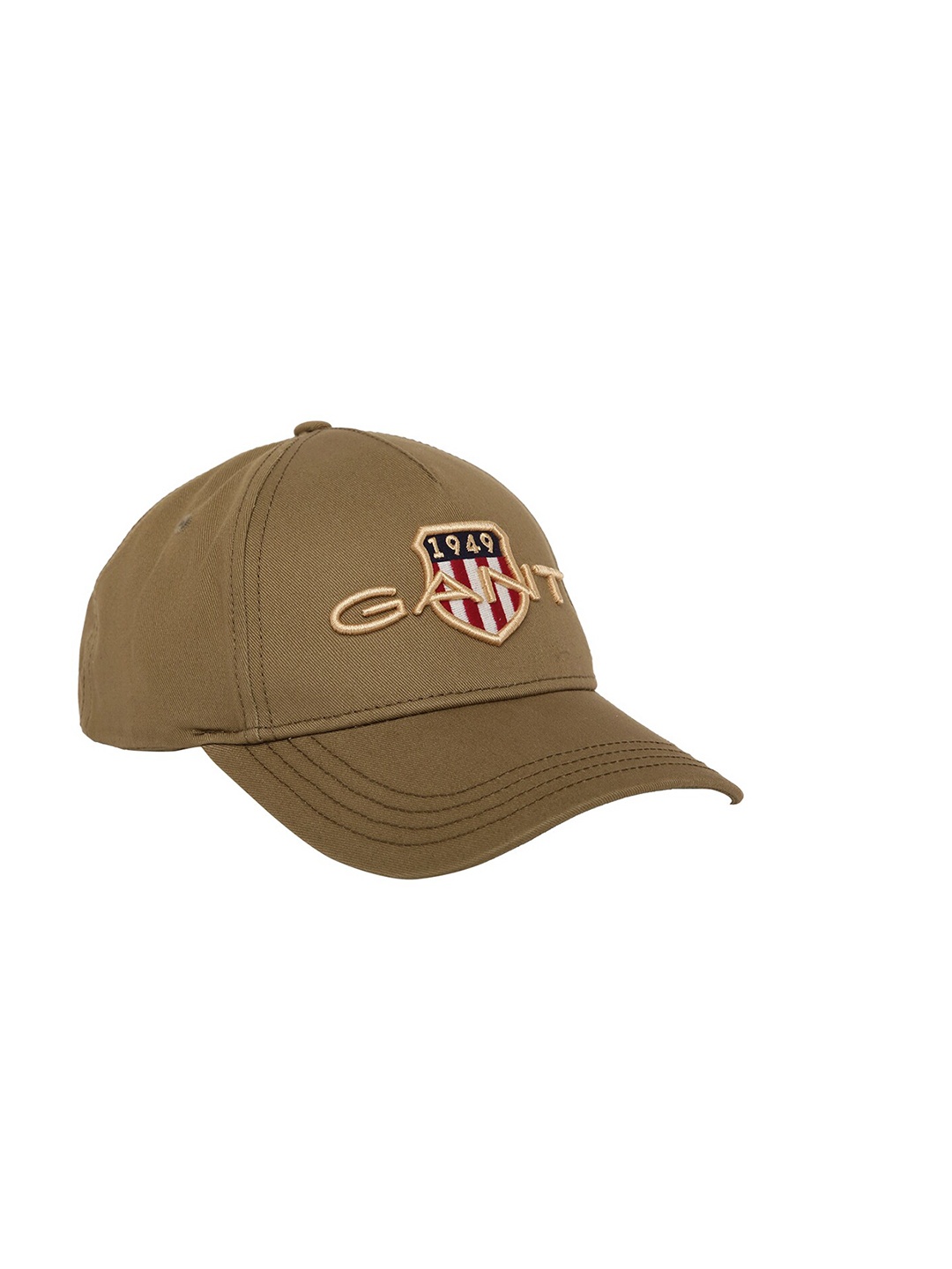 

GANT Men Olive Green & Red Embroidered Cotton Baseball Cap