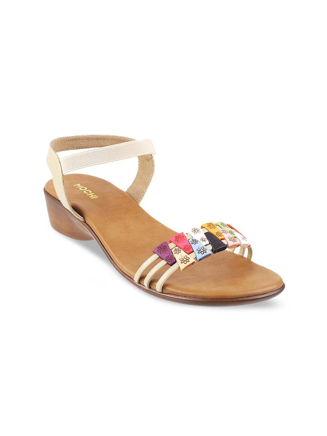 

Mochi Beige Block Heels