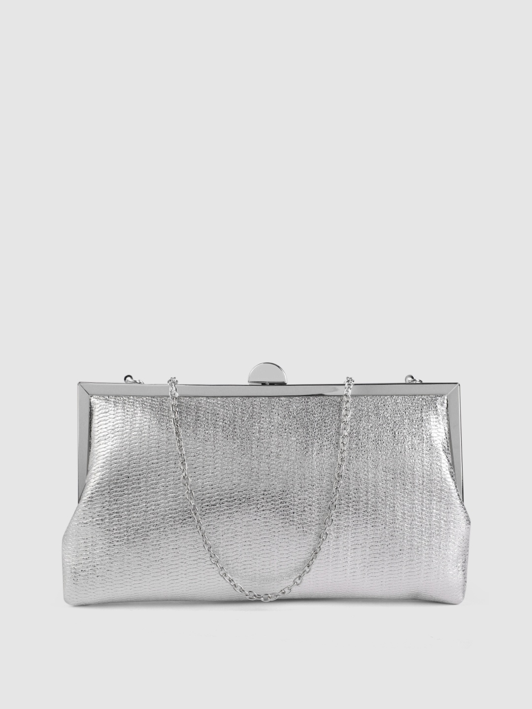 

Accessorize Silver-Toned Purse Clutch