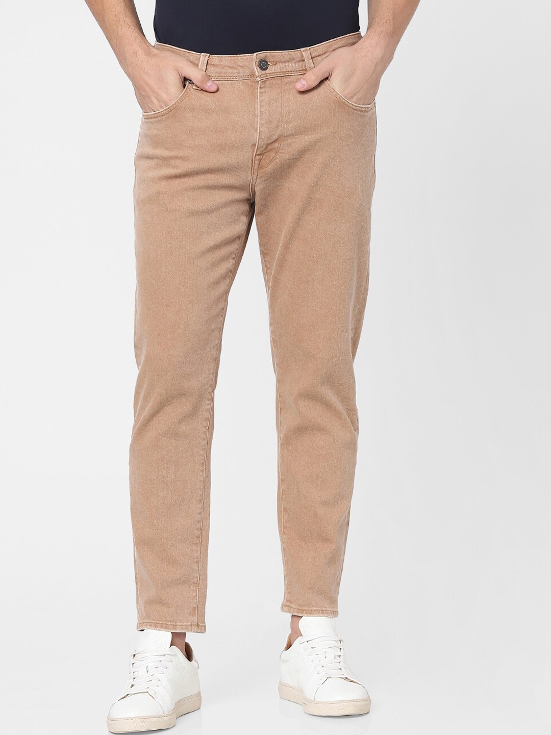 

SELECTED Men Brown Organic Cotton Relaxed Fit Jeans