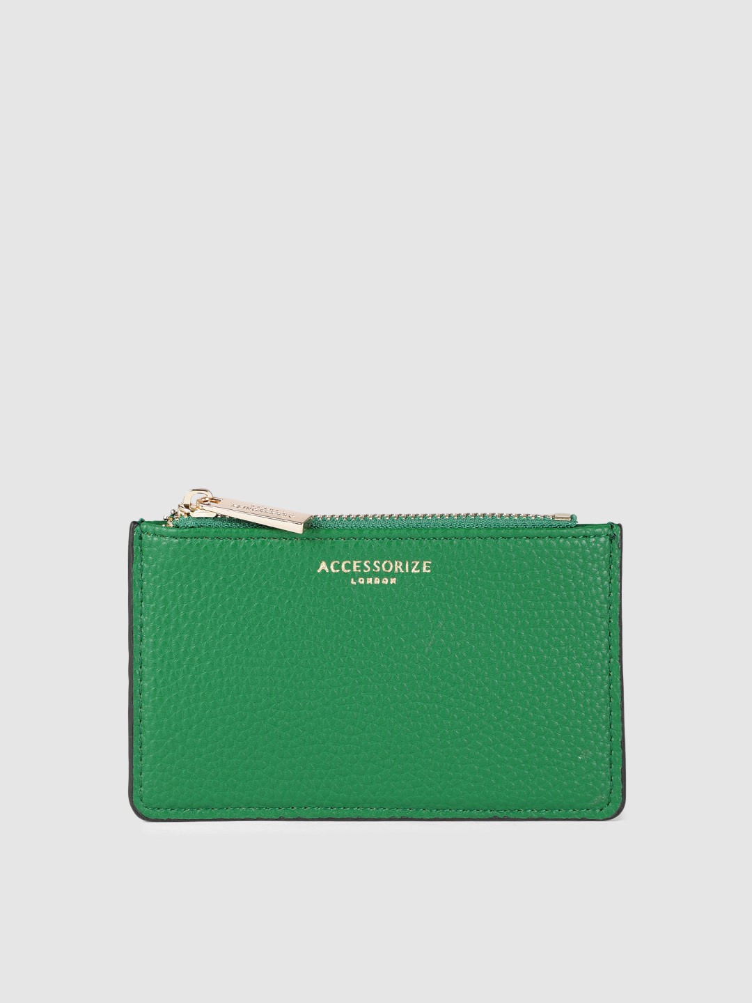

Accessorize Women Green Solid Card Holder