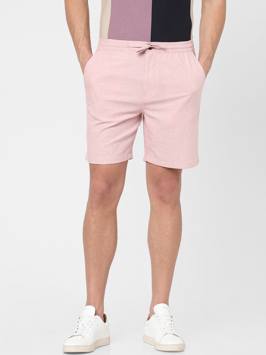 

SELECTED Men Pink Cotton Chino