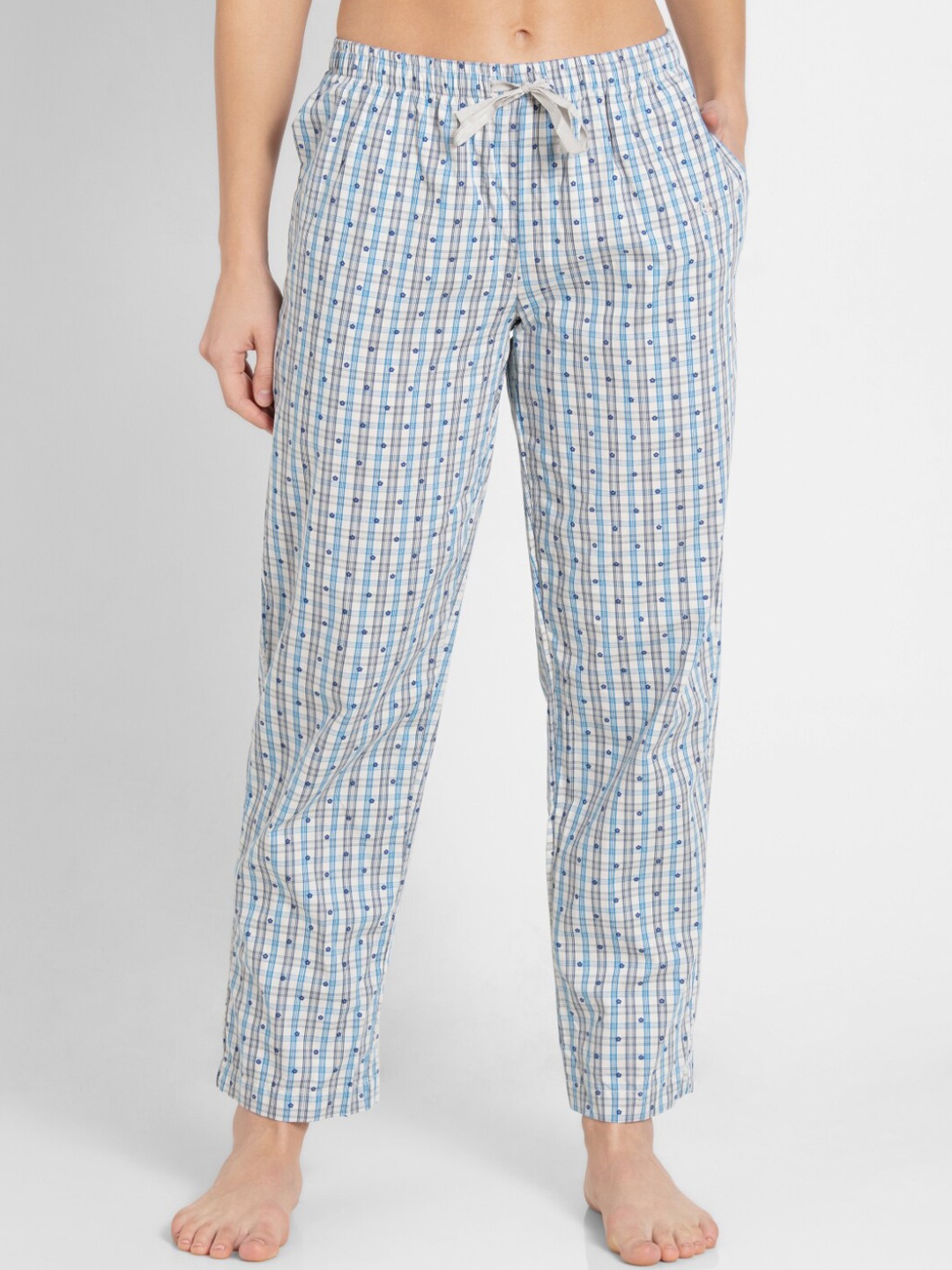 

Jockey Woman Blue Assorted Checks Lounge Pants