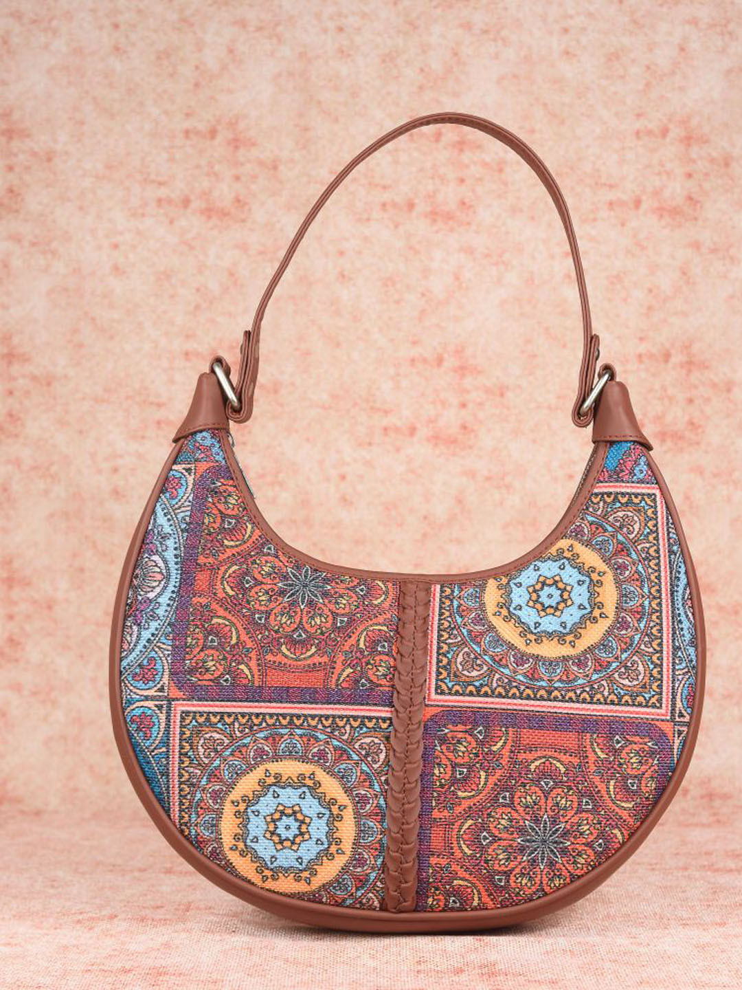 

Zouk Multicolor Mandala Mandala Multicolor Hobo Bag, Multi