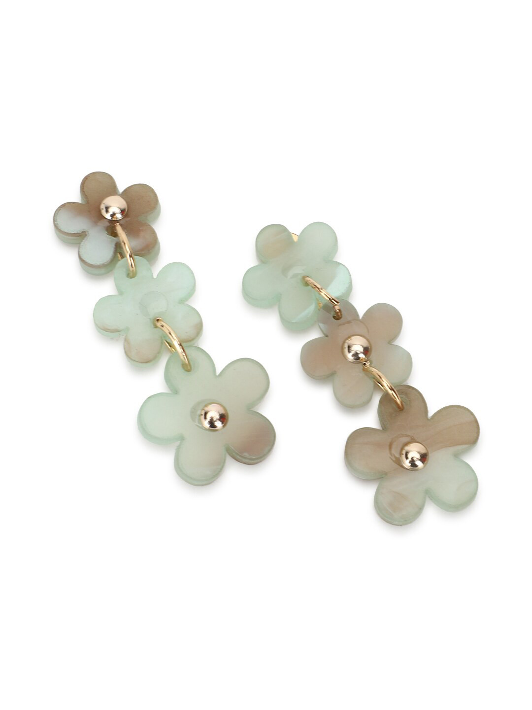 

FOREVER 21 Green Contemporary Drop Earrings