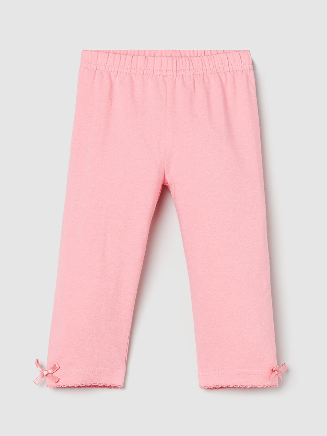 

max Girls Coral Solid Leggings