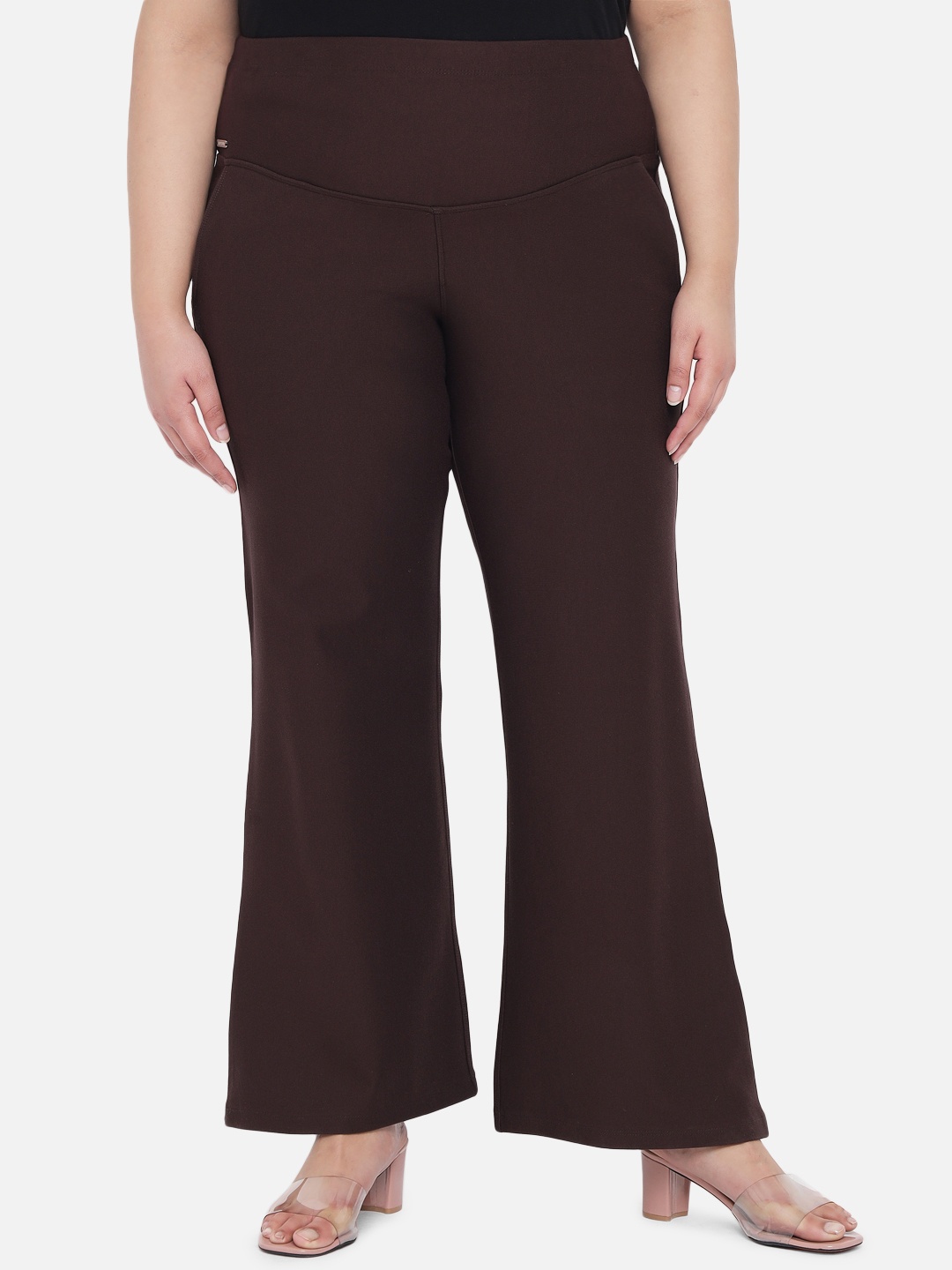 

Amydus Women Brown Solid Treggings