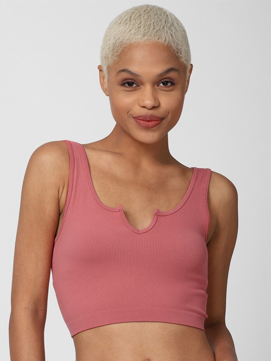 

FOREVER 21 Rose Tank Crop Top