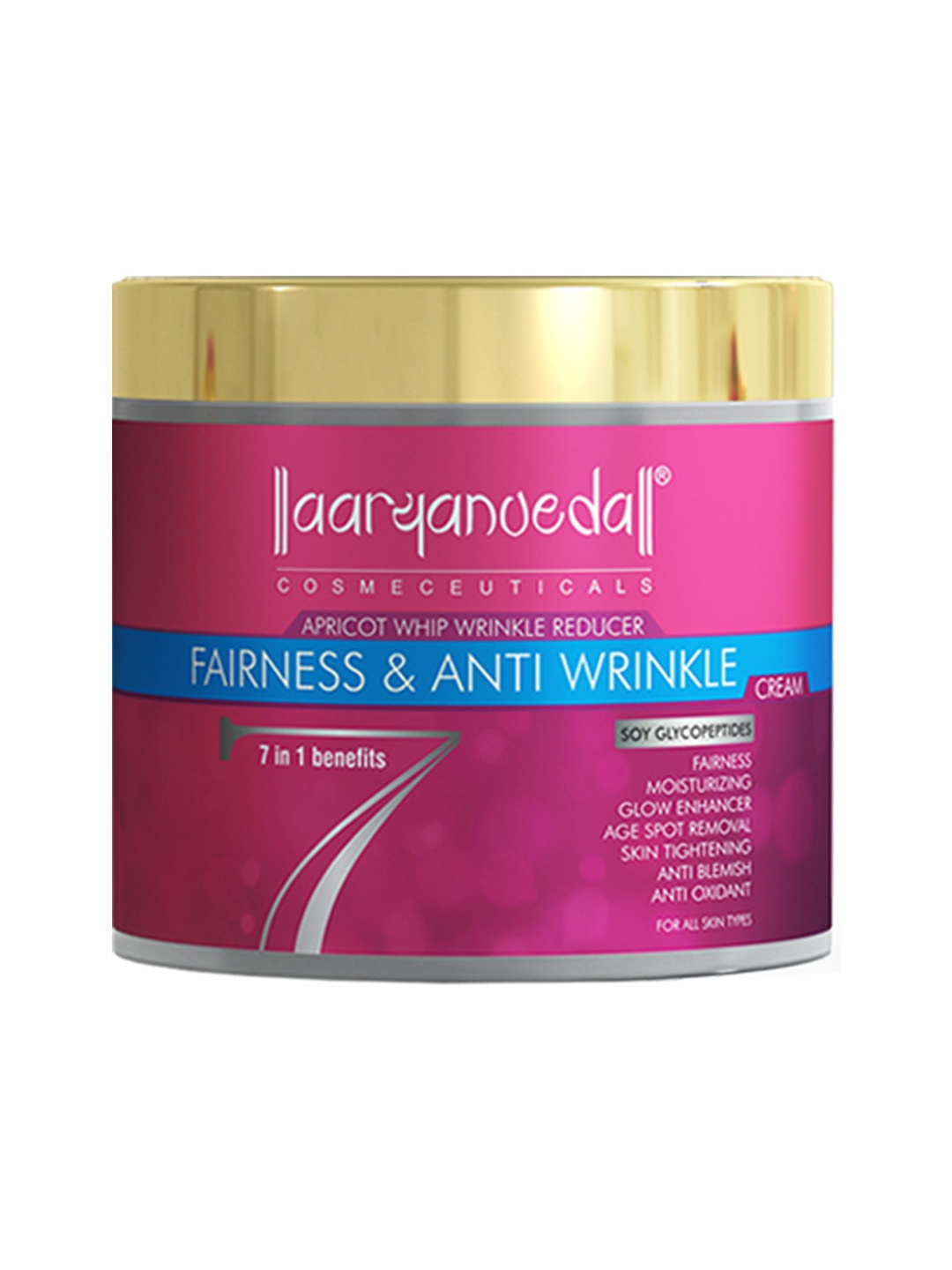 

Aryanveda Fairness & Anti Wrinkle Face Cream For Removing Age Spots - 90 g, Multi