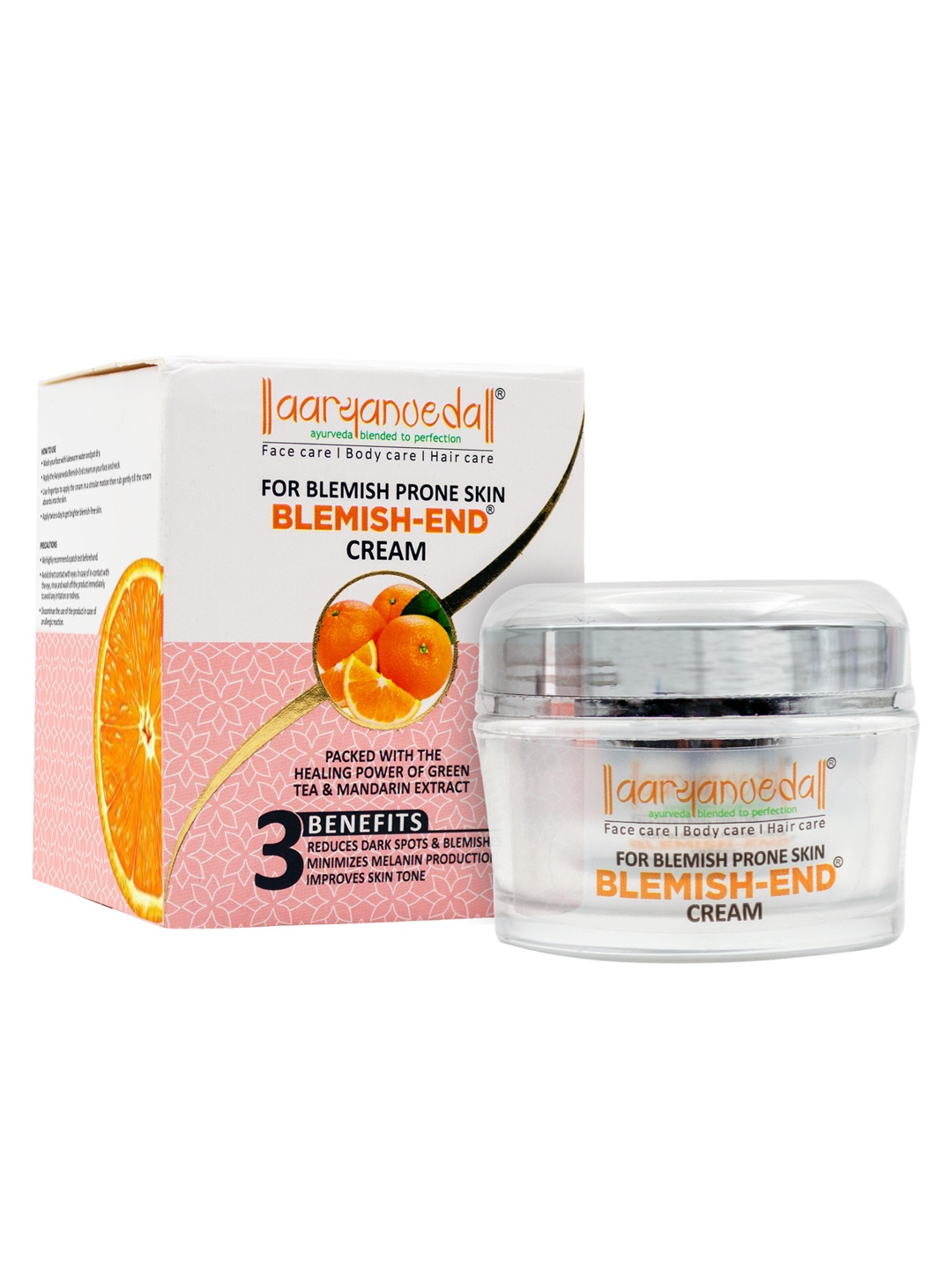 

Aryanveda Blemishend Cream For Fighting Blemishes & Pigmentation - 50g, Multi