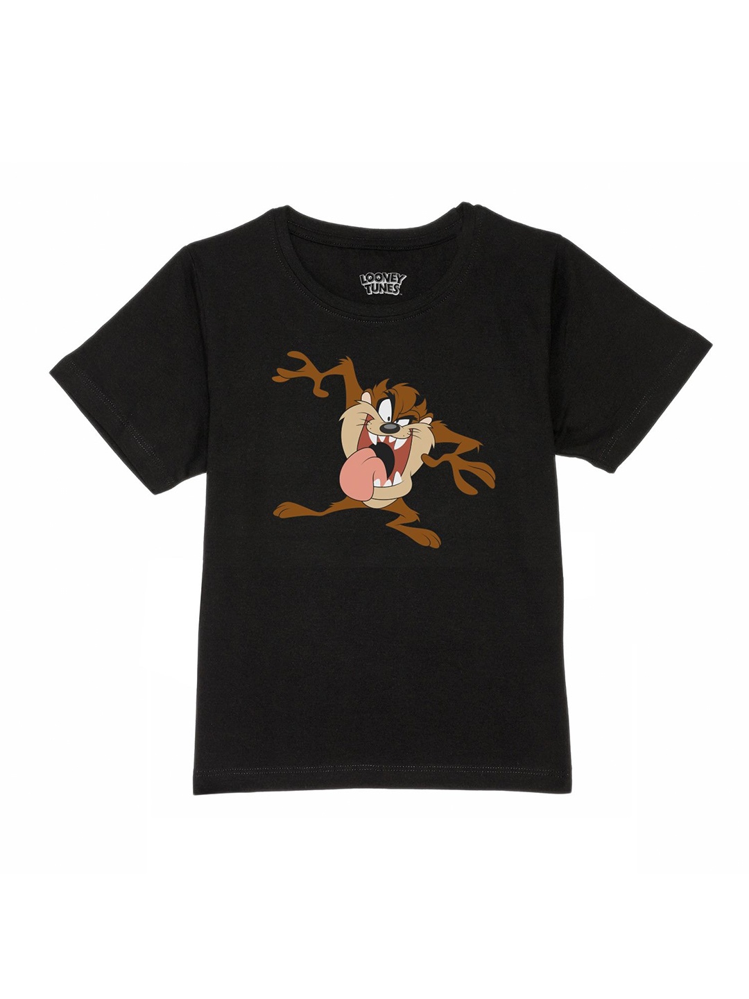 

Looney Tunes by Wear Your Mind Boys Black Looney Tunes Printed T-shirt