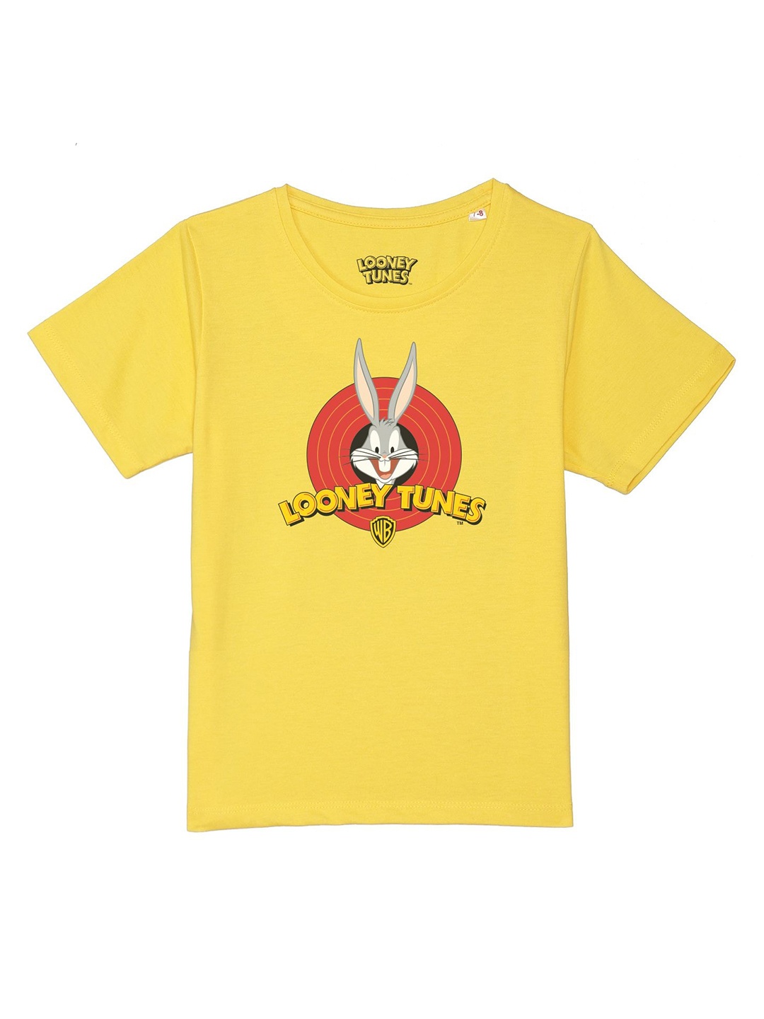 

Looney Tunes by Wear Your Mind Boys Yellow & Red Looney Tunes Printed T-shirt