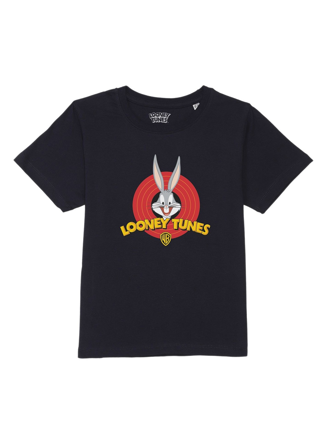 Looney Tunes by Wear Your Mind Boys Navy Blue & Red Printed T-shirt