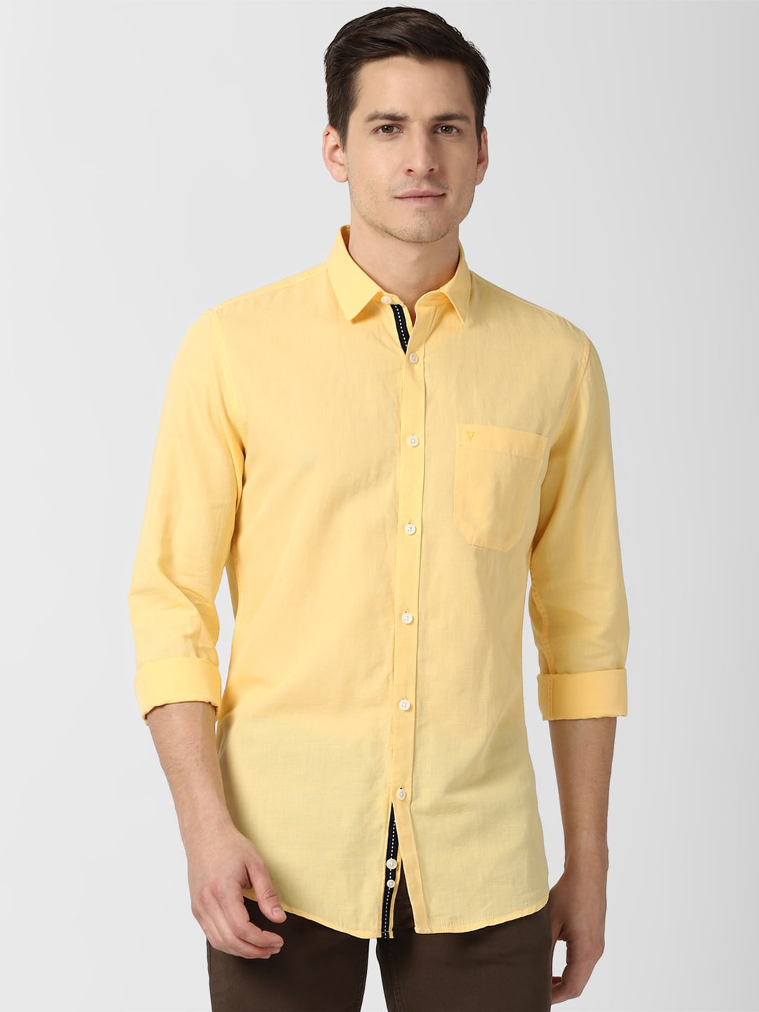 

Van Heusen Sport Men Yellow Slim Fit Casual Shirt