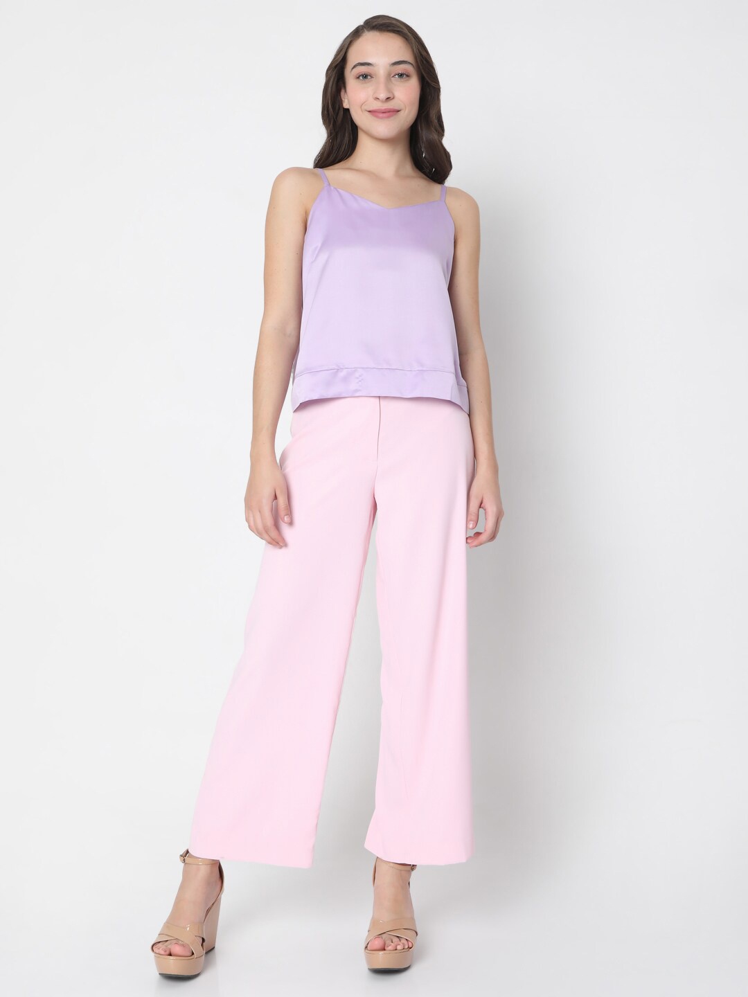 

Vero Moda Women Purple Crop Top