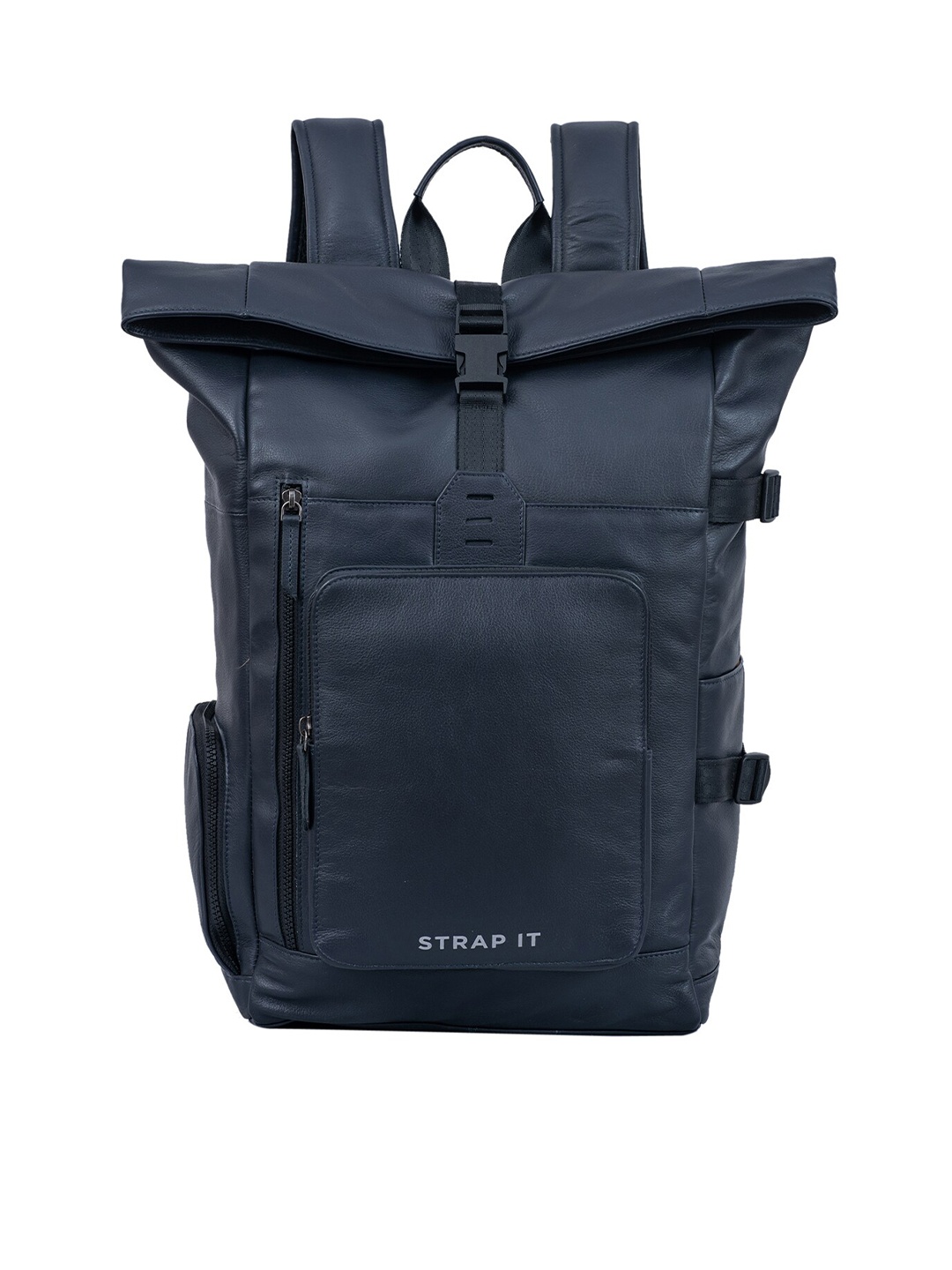 

STRAP IT Unisex Blue & Black 16 Inch Laptop Backpack
