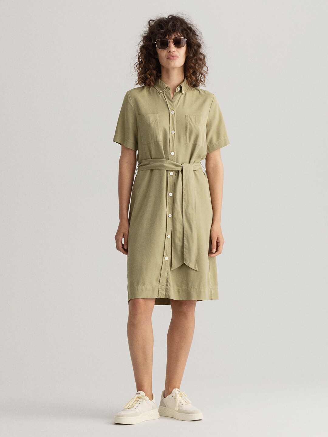 

GANT Green A-Line Dress