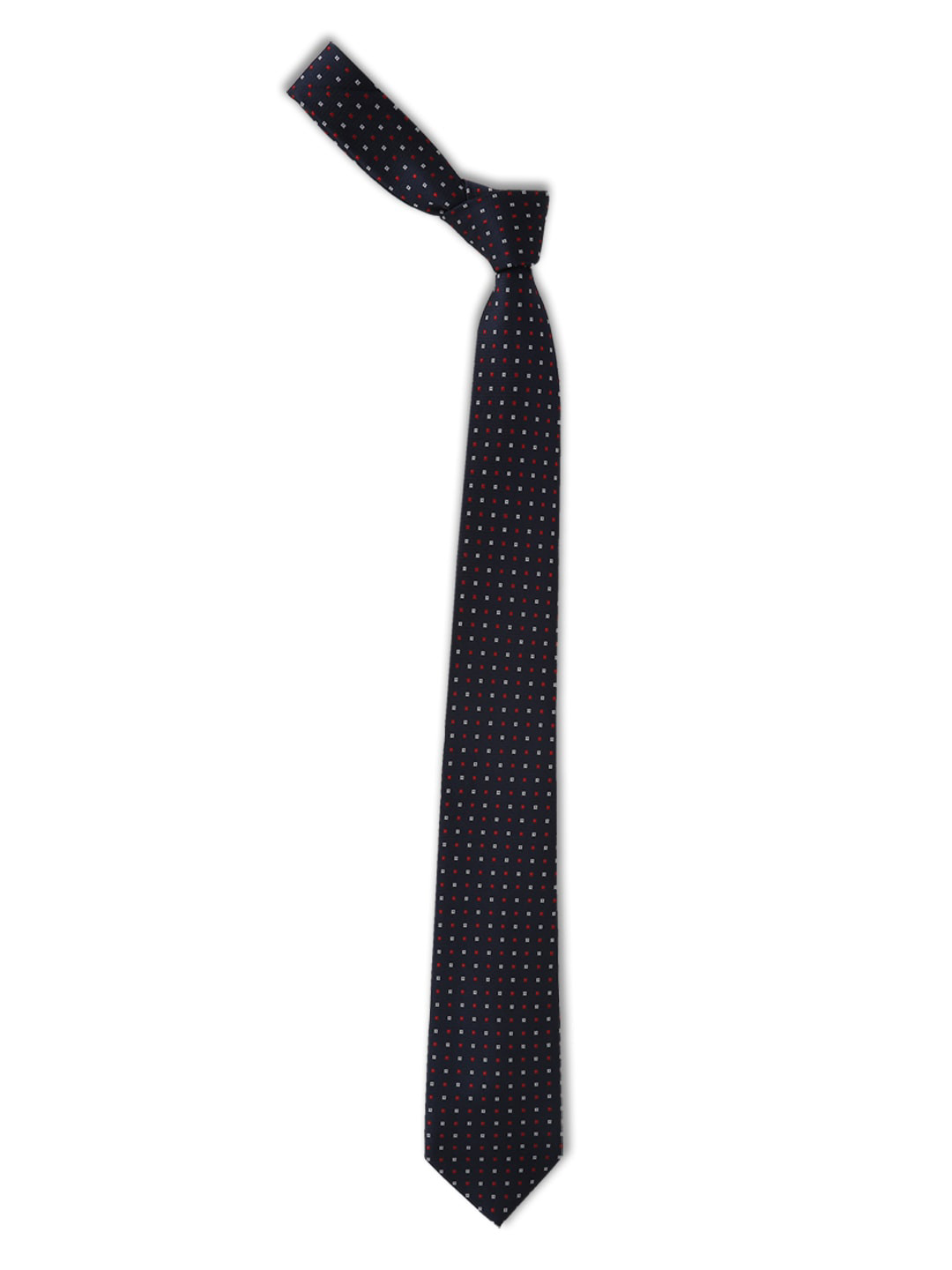 

Peter England Men Navy Blue Printed Broad Tie