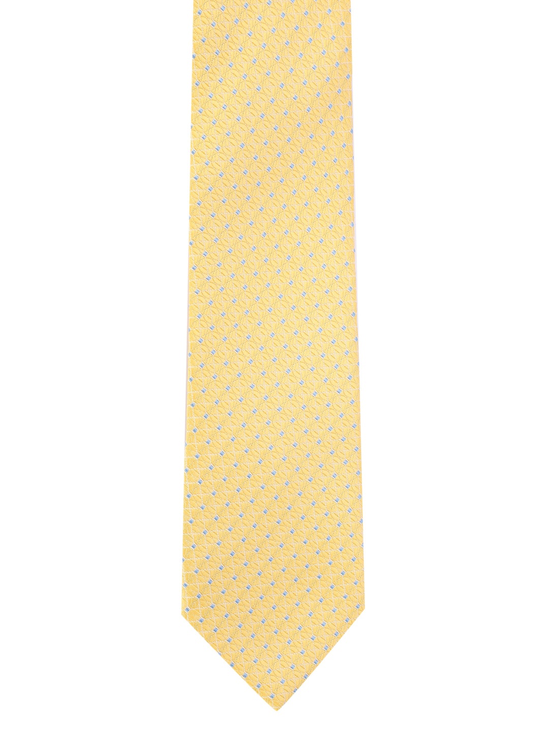 

Van Heusen Men Yellow & Blue Woven Design Broad Tie