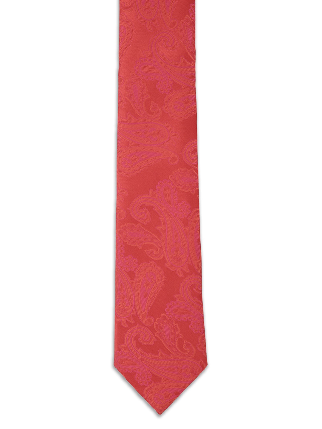 

Van Heusen Men Red Printed Broad Tie