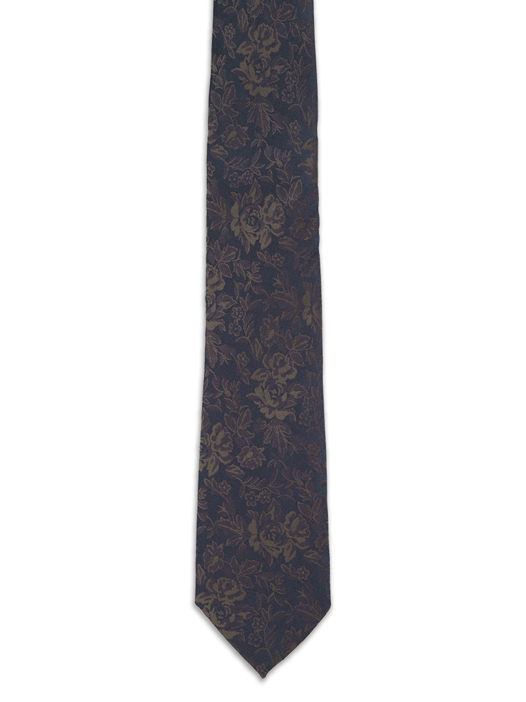 

Van Heusen Men Navy Blue Printed Skinny Tie