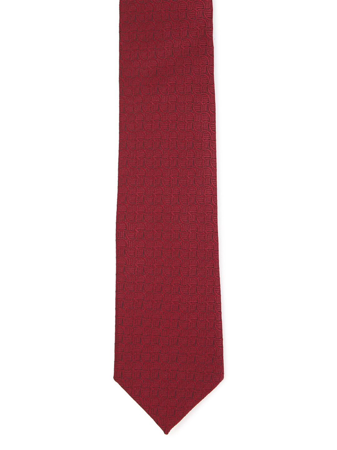 

Van Heusen Men Maroon Woven Design Broad Tie
