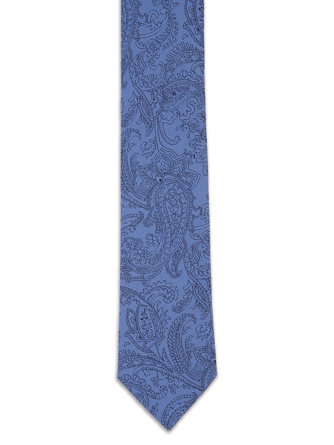 

Van Heusen Men Blue & Black Printed Broad Tie