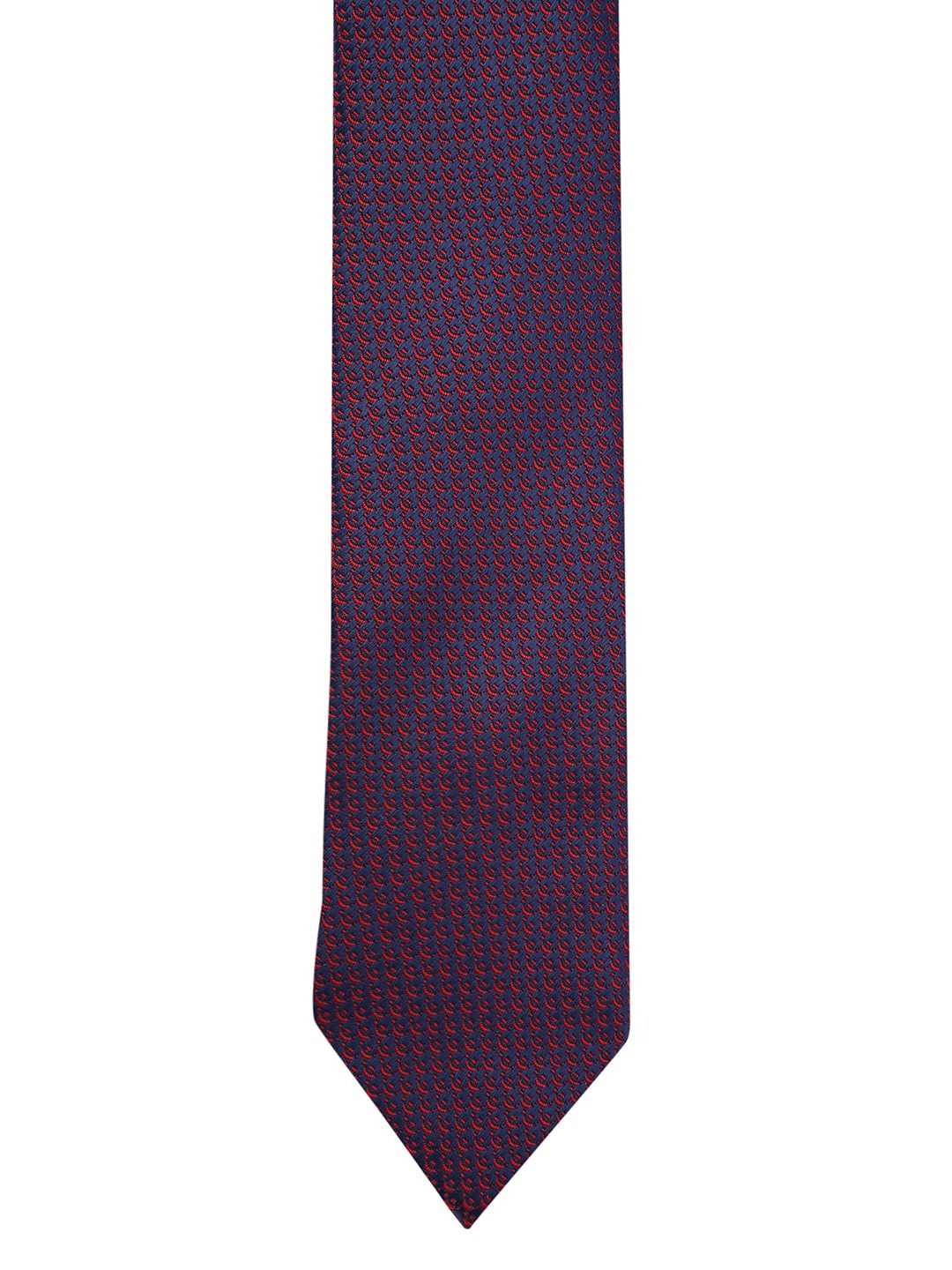 

Van Heusen Men Purple & Red Woven Design Broad Tie